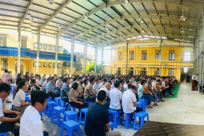 Trường THCS Hải Hậu tổ chức họp Cha mẹ học sinh toàn trường đầu năm học 2025-2026